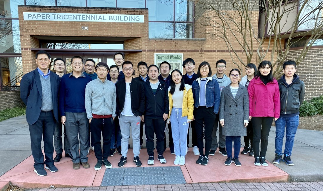 The research team at Georgia Tech. Photo courtesy of Vincent K. S. Hsiao